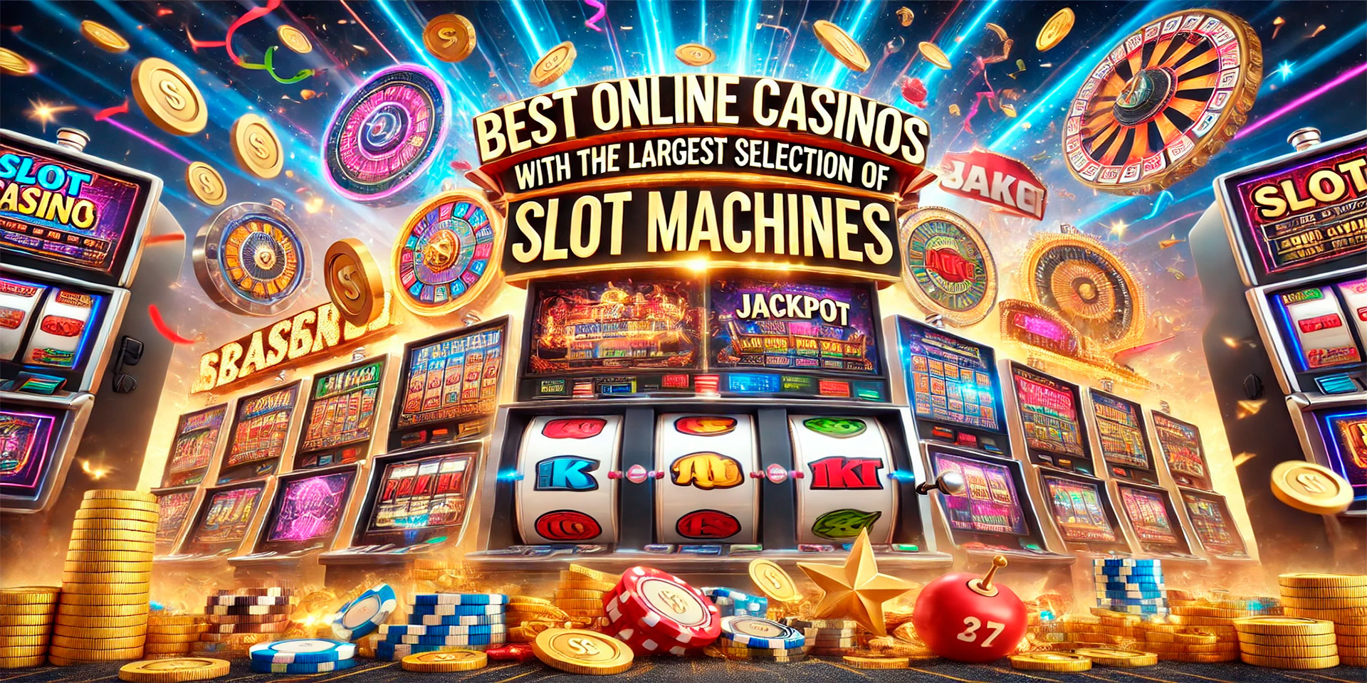 Best online casinos with the largest selection of slot machines