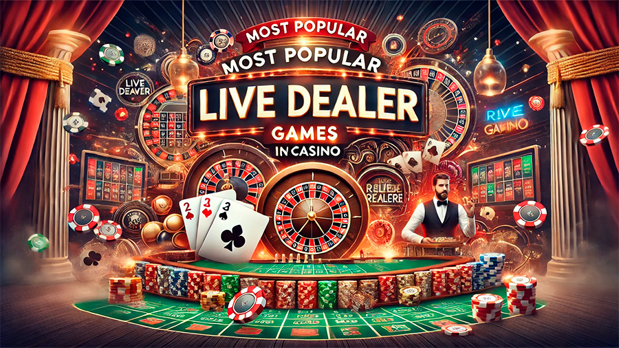 Most popular live dealer games